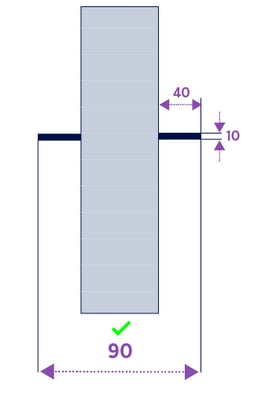 Skizze Mindestmaße Anschlaglaschen