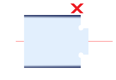 Skizze falscher Radius